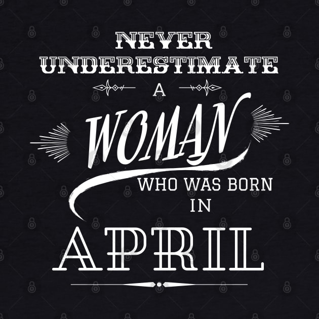 Woman Born in April by LifeSimpliCity